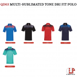 Multi-Sublimated Tone Dri Fit Polo